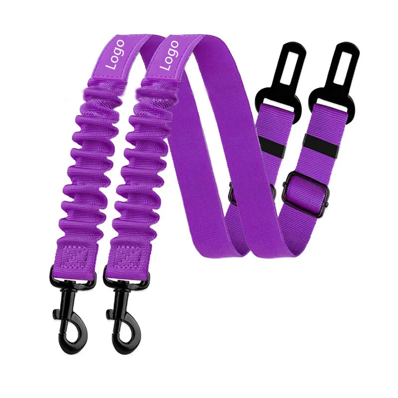 Car Dog Safety Buckle Nylon Seat Belt-5