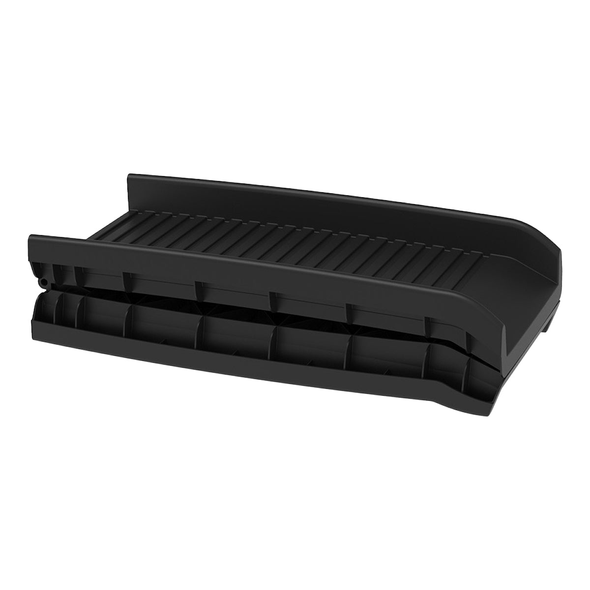 NNEDPE Foldable Car Dog Ramp Vehicle Ladder Step Stairs - Black