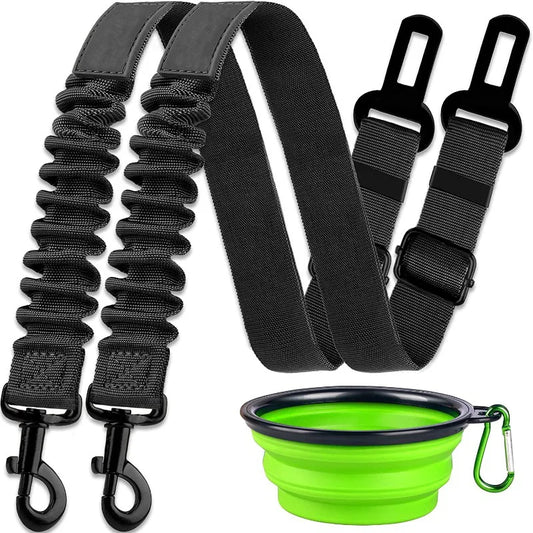 Car Dog Safety Buckle Nylon Seat Belt-0